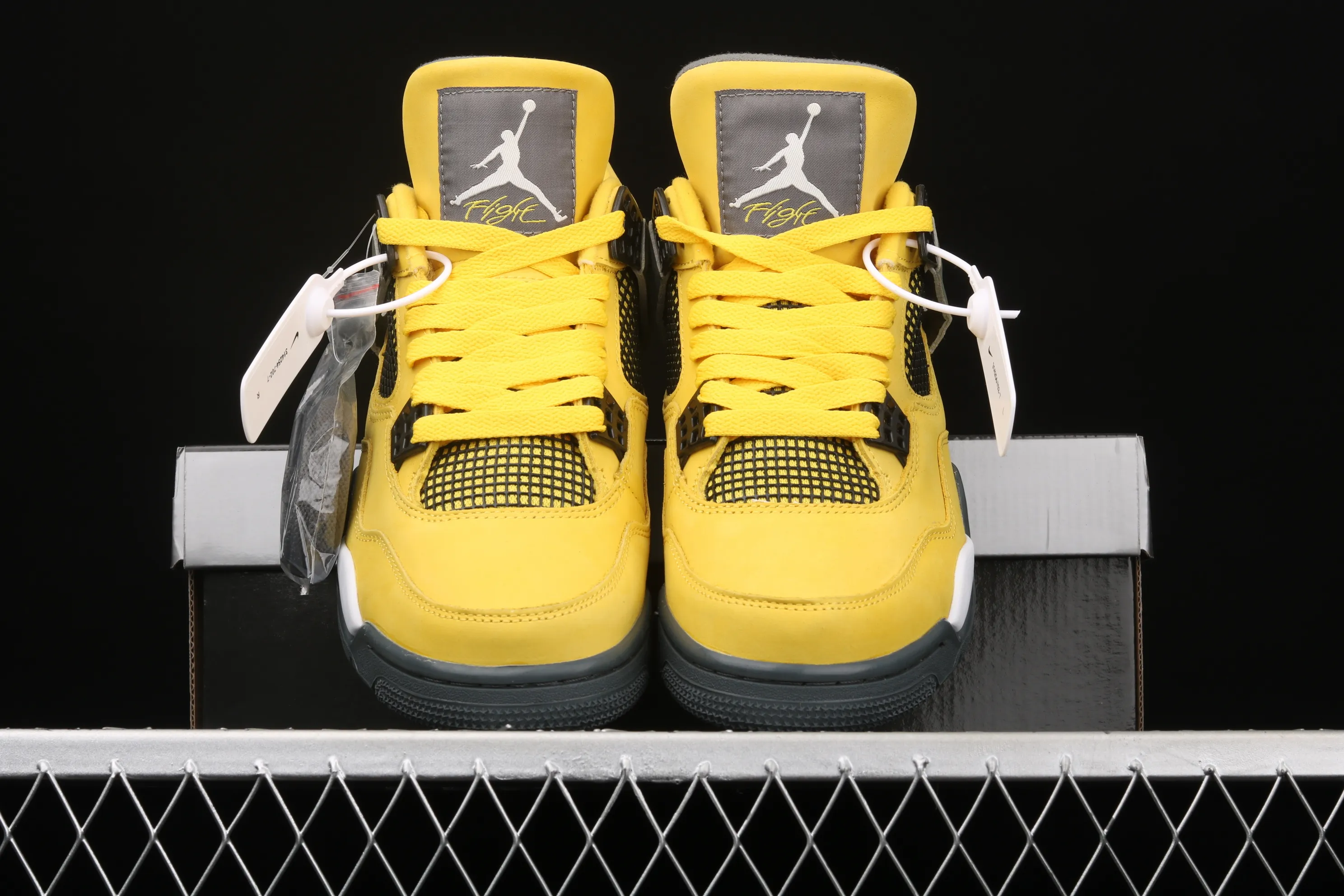 All categories Air Jordan Jordan series basketball shoes Air Jordan 4 Air Jordan 4 "Lightning" AJ4 Joe 4 yellow electric mother 314254-702